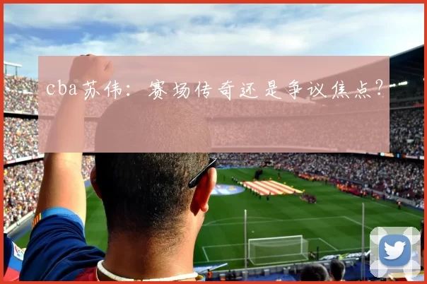 cba苏伟：赛场传奇还是争议焦点？